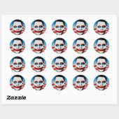 Sticker Rond Joker Obama (Feuille)