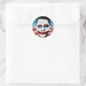 Sticker Rond Joker Obama (Sac)