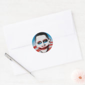Sticker Rond Joker Obama (Enveloppe)