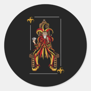Sticker Rond Jokers Wild
