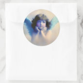 Sticker Rond Joli ange Vintage (Sac)