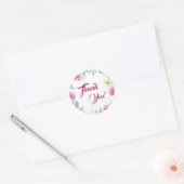 Sticker Rond Joli Baby shower de Merci Floral (Enveloppe)