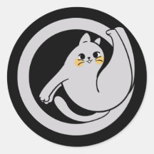 joli chat athlétique | chat gris énergique | chat 