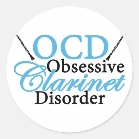 Sticker Rond Joli Clarinet (Devant)