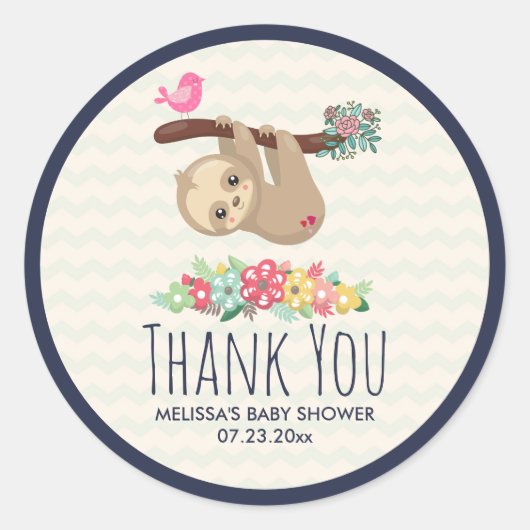 Sticker Rond Joli fentes Brown accrochées à l'envers (Devant)