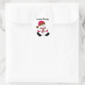 Sticker Rond Joli Frosty (Sac)