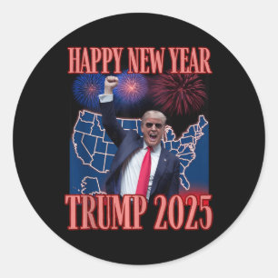 Sticker Rond Joli Nouvel An 2025 45 47 Hors-la-loi Won Sa