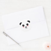 Sticker Rond Joli Panda (Enveloppe)