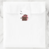 Sticker Rond Joli paquet (Sac)