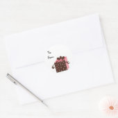 Sticker Rond Joli paquet (Enveloppe)