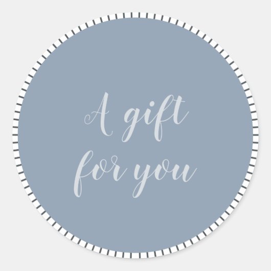 Sticker Rond Joli Script Petite entreprise Cadeau client pour v (Devant)