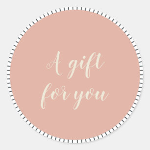 Sticker Rond Joli Script Petite entreprise Cadeau client pour v