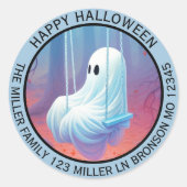 Sticker Rond Joli Swing Ghost Envelope Seal (Devant)