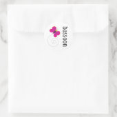 Sticker Rond Jolie Bassoon (Sac)