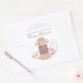 Sticker Rond Jolie couture broderie fil couture couture (Enveloppe)