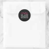 Sticker Rond Jolie femme noire et éduquée d'Afrique noire améri (Sac)