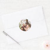 Sticker Rond Jolie photo (Enveloppe)