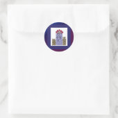 Sticker Rond Jolis Cadeaux (Sac)