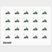 Sticker Rond Jolis Paquets (Feuille)