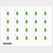 Sticker Rond Jolis paquets emballés (Feuille)