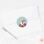 Sticker Rond Jolly Black Saint Nicholas (Enveloppe)