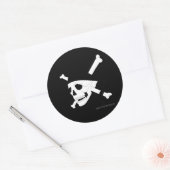 Sticker Rond Jolly roger n° 1 (Enveloppe)
