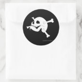Sticker Rond Jolly roger n° 2 (Sac)
