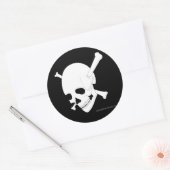 Sticker Rond Jolly roger n° 3 (Enveloppe)