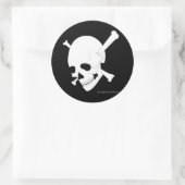Sticker Rond Jolly roger n° 3 (Sac)