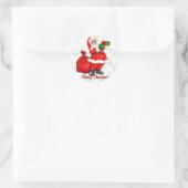 Sticker Rond Jolly Santa Claus (Sac)