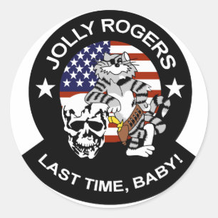 Sticker Rond Jollys rogers VF-84