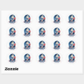 Sticker Rond Jon Ossoff Président 2028 (Feuille)