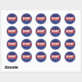Sticker Rond Jon Ossoff Président 2028 (Feuille)