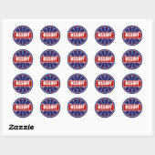 Sticker Rond Jon Ossoff Président 2028 (Feuille)