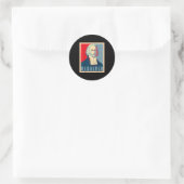 Sticker Rond Jonathan Edwards Calviniste Réformé Résolu (Sac)