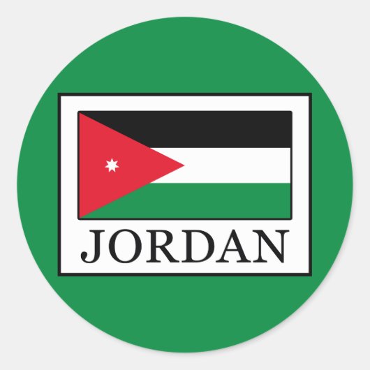 Sticker Rond Jordanie (Devant)