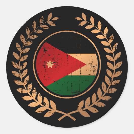 Sticker Rond Jordanie (Devant)