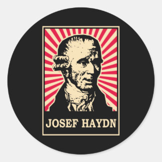 Sticker Rond Josef Haydn