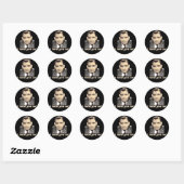 Sticker Rond Joseph McCarthy (Feuille)