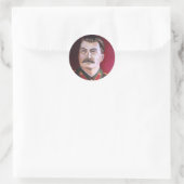 Sticker Rond Joseph Stalin (Sac)
