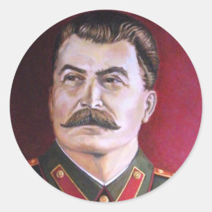 Sticker Rond Joseph Stalin