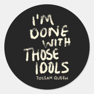 Sticker Rond Josiah Queen Dusty Bibles