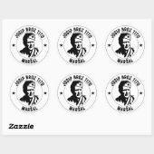 Sticker Rond Josip Broz Tito Maršal (Feuille)