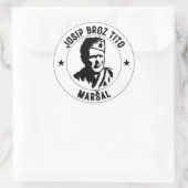 Sticker Rond Josip Broz Tito Maršal (Sac)