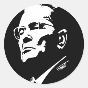 STICKER ROND JOSIP BROZ TITO YOUGOSLAVIE