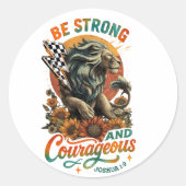 Sticker Rond Josus 1:9 (Devant)