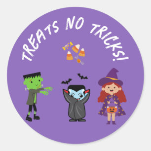 Sticker Rond Jote Candy Corn Enfants Halloween Costume Party
