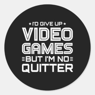 Sticker Rond Jouer à des jeux vidéo - Mème de joueur de jeu vid