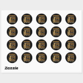 Sticker Rond Jouer Euphonium Pour Euphonium Player Euphonium Mu (Feuille)