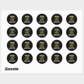 Sticker Rond Jouer Jeux Vidéo amusant PC Console Geek (Feuille)